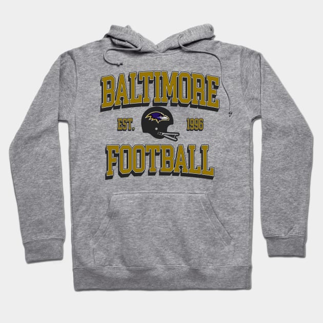 Baltimore Football Hoodie by mbloomstine